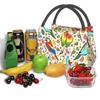 Funny Parrots Thermal Insulated Lunch Bags Women Budgie Cockatiel Bird Resuable Lunch Container for Work Travel Meal Food Box
