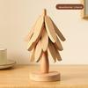 Christmas Tree Bamboo Insulation Pad: Creative Anti-Scald Pot Holder Coaster for Festive Table Decor