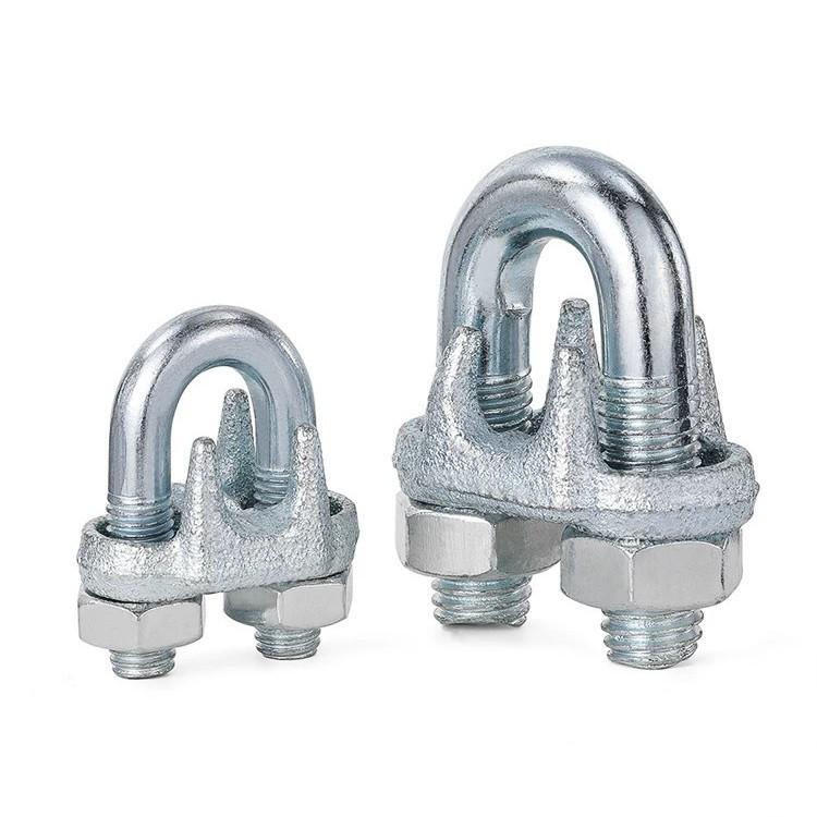 Galvanized U-Shaped Shackle Steel Wire Rope Clamp for Lifting Slings Model 5