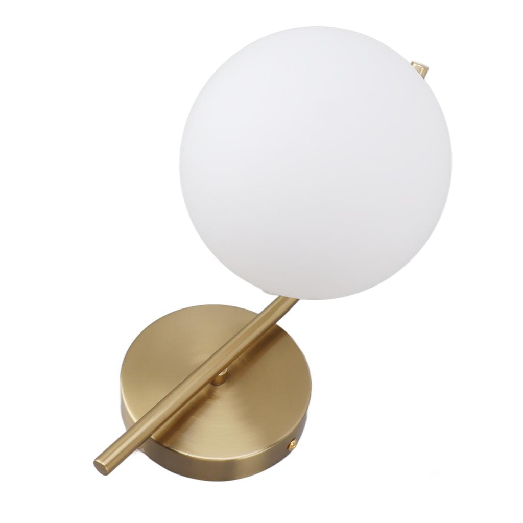 Glass Wall Sconce Indoor Wall Sconce Golden E27 E26 Wall Lamp Holder 85?265V for Bedroom