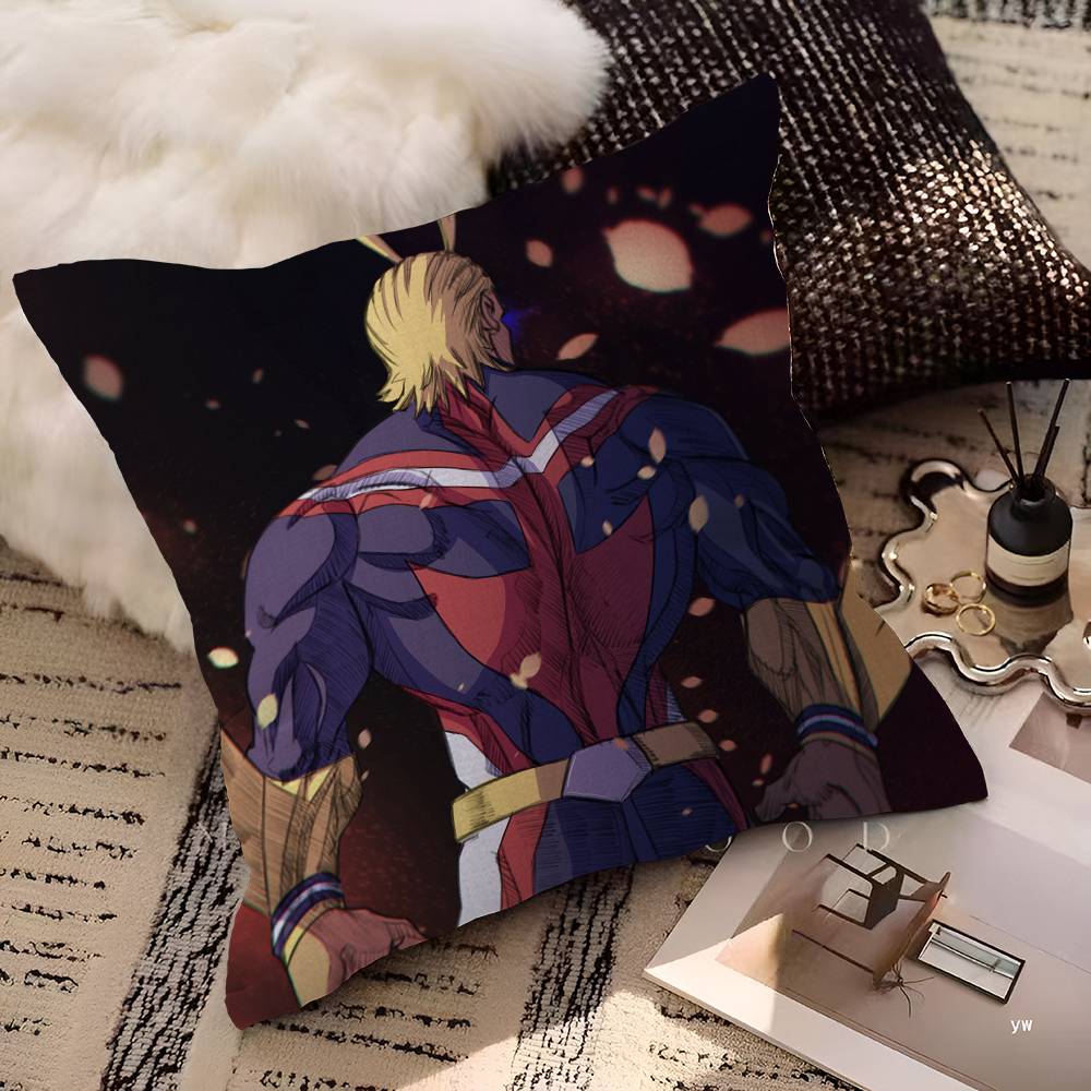 All Might My Hero Academia 45*45cm Cushion Cover Pillow Cover Decor Pillowcase Home Pillowcase For Couch Pillow