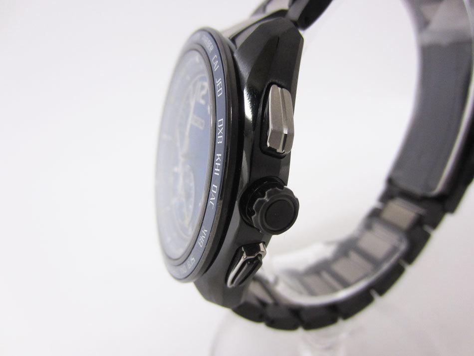 SEIKO Brightz Solar Radio Blue Excellent Condition Men's Watch, Powered, Controlled, Dial, Titanium, 8B63-0AS0