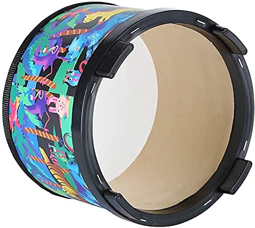 Floor drum, bongo tom drum, drum that can be used without drumsticks, comes with two 8-inch mallets.
