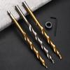 Hex/Round Shank Oblique Hole Locator Drill Bit for Precise Hole in Woodworking Constructed from High Speed Steel Build