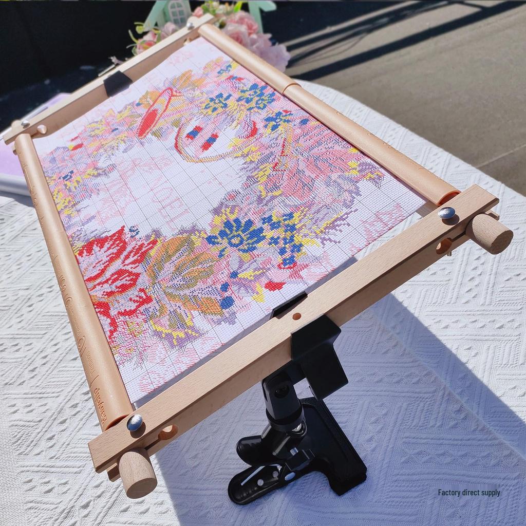 Universal Rotating Metal Embroidery Clamp & Frame Stand