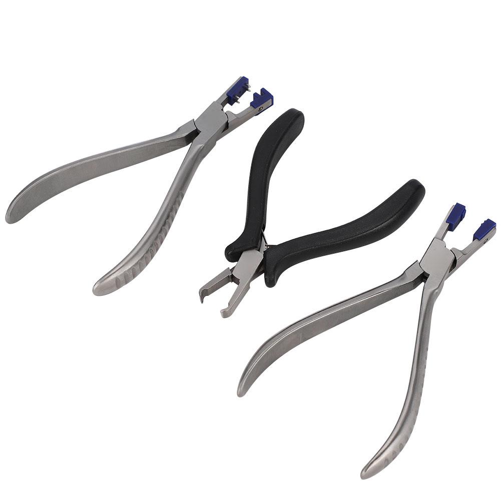 3pcs Rimless Eyeglasses Plier Optical Eyeglasses Adjusting Pliers Repairing Kit