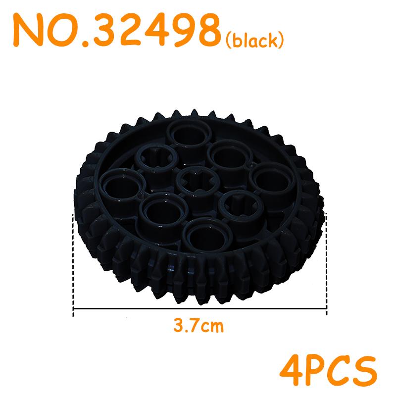 MOC Technical Parts Gear Bulk Bricks Assemble Particles DIY High-tech Building Blocks Compatible All Brand Car Model Accessories