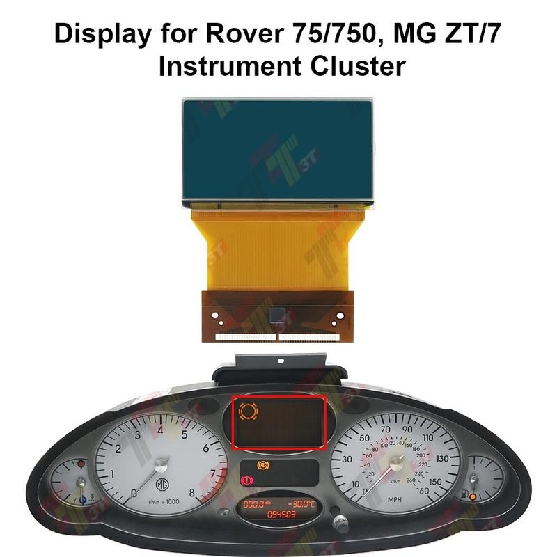 Dashboard LCD Screen For Rover 75 750, MG ZT 7 ZT-T Instrument Cluster Display (1999-2010)