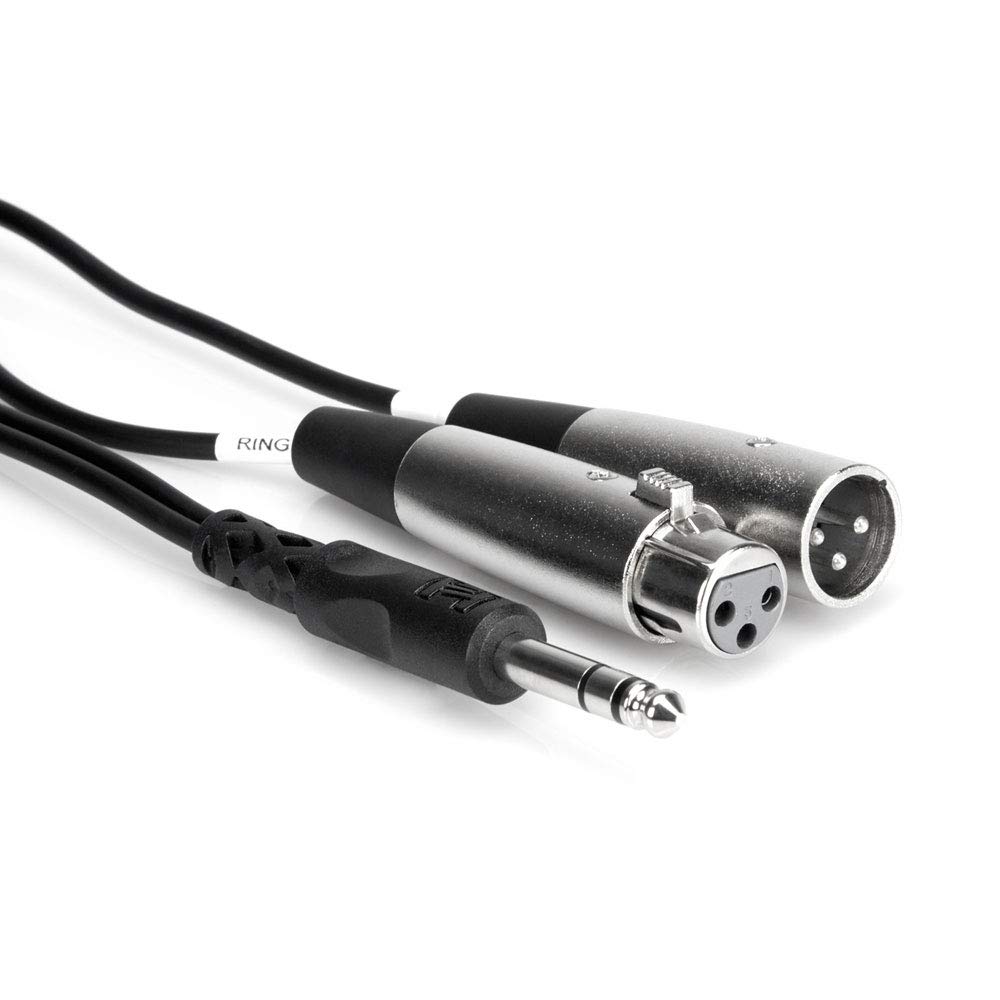 

Hosa SRC-204 4 м стерео телефонный кабель-вставка «папа» - «XLR-папа»/«XLR-мама»
