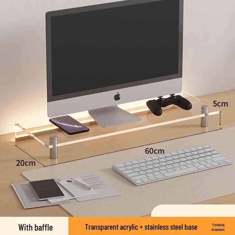 

Zhaiwanjia Acrylic Desktop Computer Monitor Riser