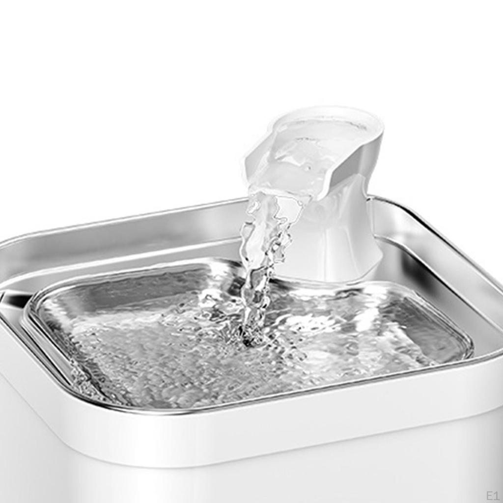 2.2L Dog Water Dispenser Low Noise with Circulating System, Pet Drinking Feeder, Portable Cat