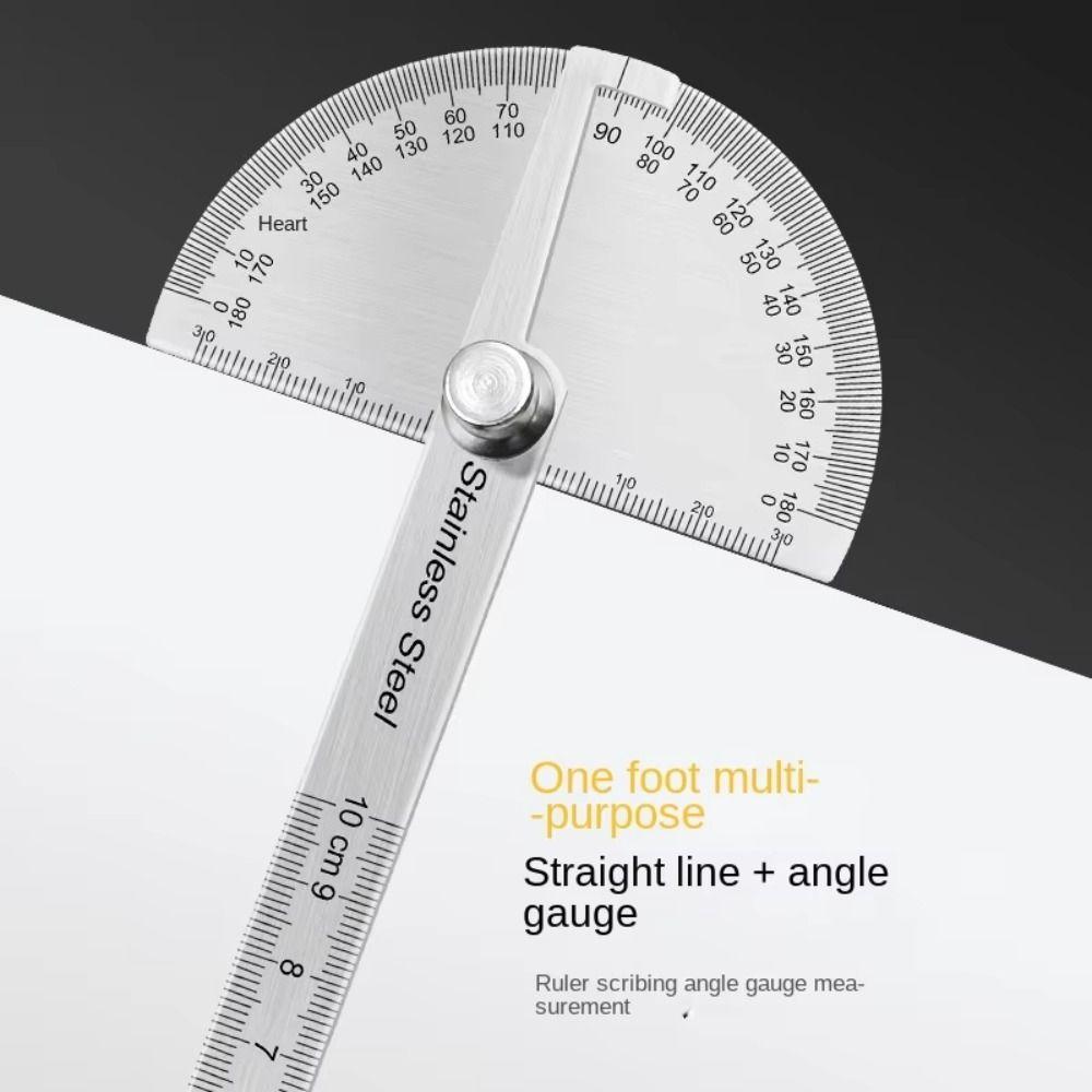 Angle Ruler Protractor Goniometer Adjustable Protractor 180 Degree Protractor  Woodworking Tools