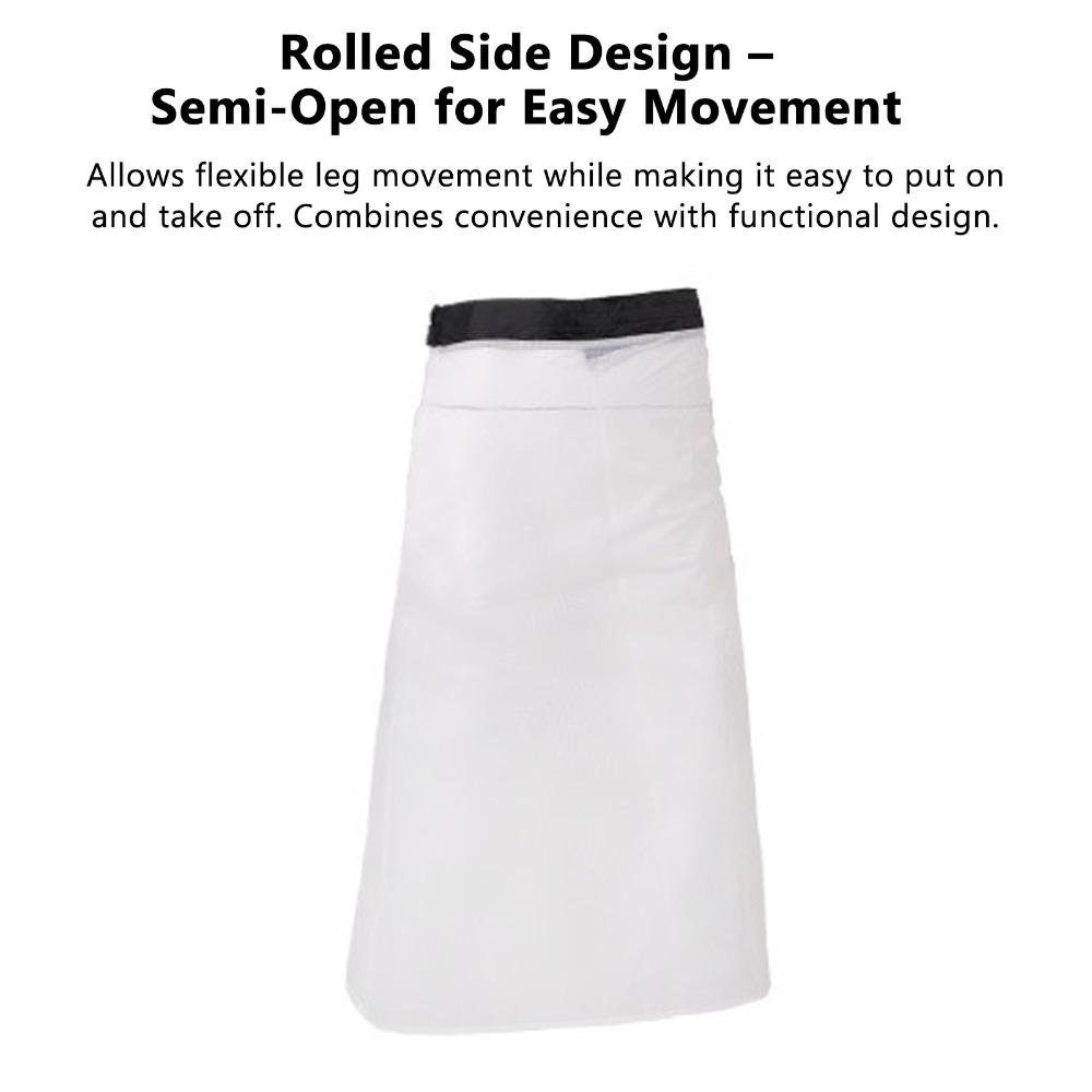 Silicone Coated Nylon Hiking Skirt Ultralight Waterproof Kilt Packable Rain Skirt  for Men Women