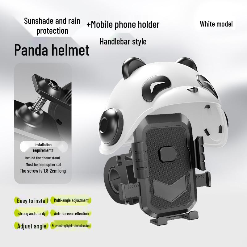 Compact Bike & Scooter Phone Mount Holder for Helmets