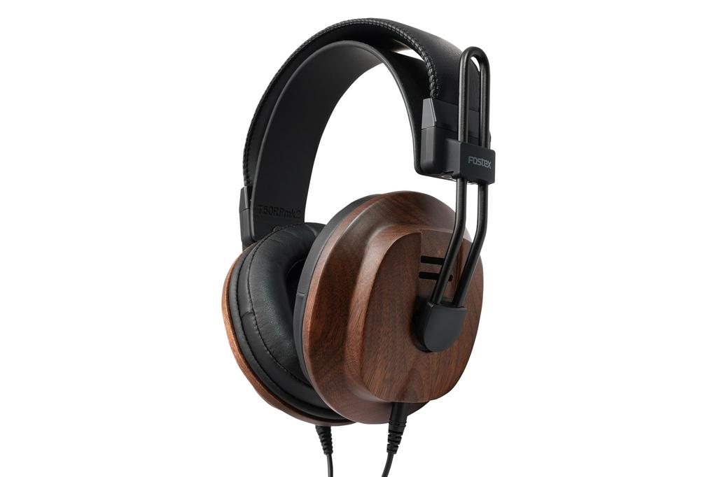 FOSTEX T60RPmk2 Semi-Open Dynamic Premium Headphones, Solid Black Walnut Wood with Built-in Planar Diaphragm RP Driver