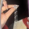 Autumn and Winter New Butterfly Fringed Ear Bone Clips Ins High-end Temperament Super Fairy Long Ear Clips Without Ear Piercings