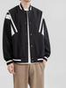 Men's American Vintage Patchwork Bomber Jacket - Trendy High Street Loose Casual Baseball Style