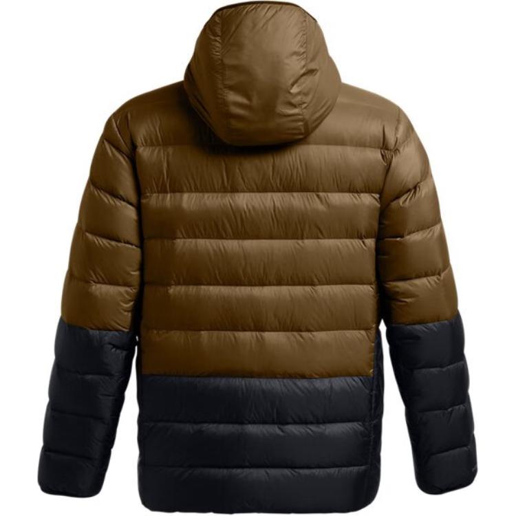 Under Armour Echo Lightweight Training Sports Warm Long Sleeve Down Jacket Men Jacket Coyote-Brown 1385840-498