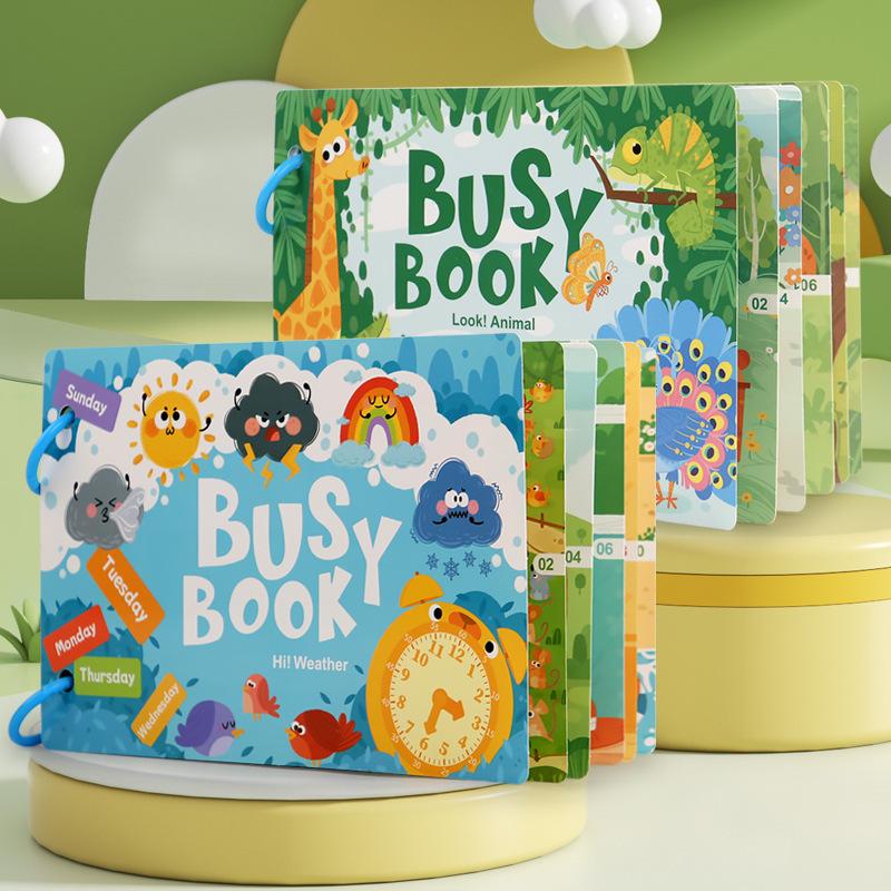 Children's Educational Toys Enlightenment Quiet Book Cognitive Game Baby Early Education Kindergarten Share