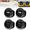 Car Interior Air Vent Grille 13417363 for Opel Corsa D Adam Dashboard Air Conditioner Outlet for Vauxhall 2201099 Black/Chrome