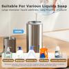 480ml Kitchen Soap Dispenser Automatic Sensor Hand Sanitizer Machine Intelligent Electric Body Wash Soap Dispenser 304 Stainl