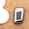 3 Button Gun Grey TPU Auto Keyless Fob Shell Holder Protector For VW PASSAT B8 Skoda Kodiaq Superb A7 Remote Car Key Case Cover