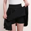 A-line Skirt Square Dance Mid Length Skirt, Half Body Pleated Anti Glare 45CM Fluffy Skirt