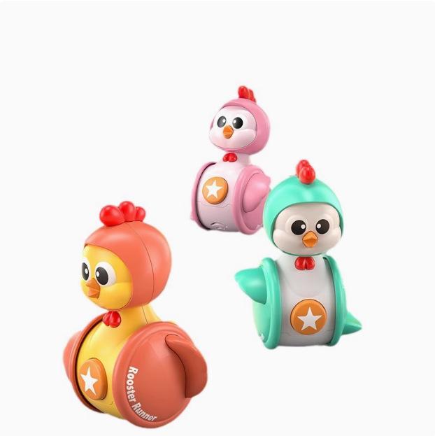 Moe Chicken Baby Soothing Tumbler Toy - Educational and Drop-Resistant for Early Learning and Kindergarten Fun