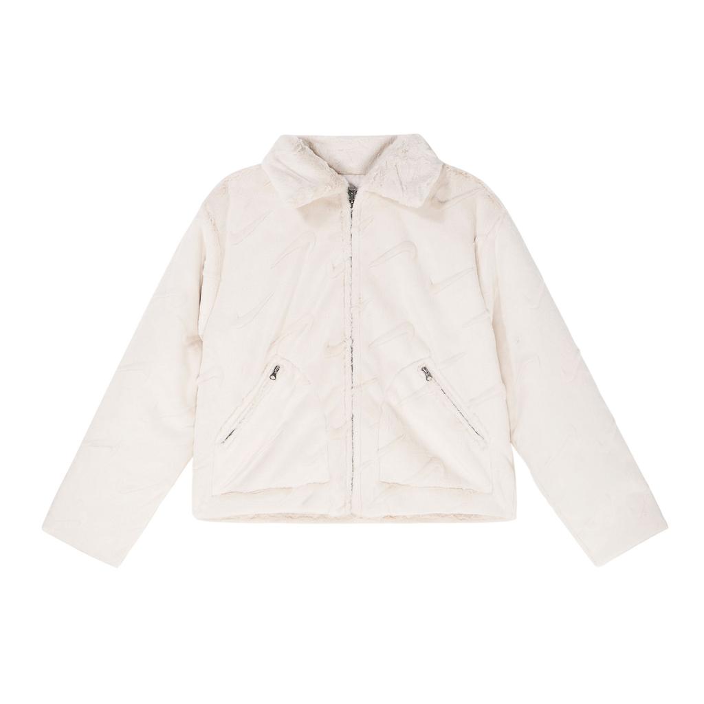 Nike Ropa Deportiva Esencial Outdoor Casual Deportes Chaqueta Polo Mujer Chaquetas Rojo Claro-Marrón Madera Negro FV8020104