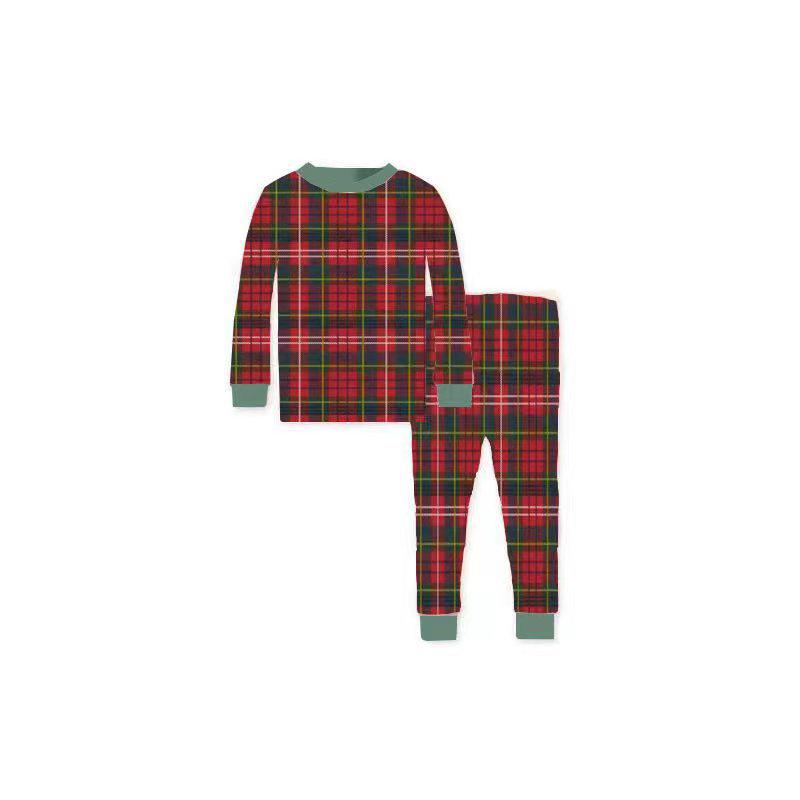 2022 Weihnachten Familie Karopajamas - Weiches & Warmes Homewear-Set