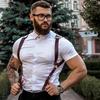 PU Leathers Suspenders for Men, Vintage Men Harness Punk Apparels Strap Chest Shoulder Belt Accessories