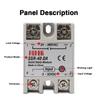 10A SSR 25A Solid State Relay 40A Output 3-32VDC 24-480VAC 220V Single Phase DC TO AC 40A Relay SSR HeatSink SSR 40DA Relays 5
