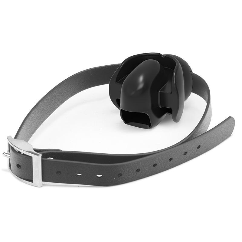 JSSMATE Silicone Mouth Ball Gag with Tongue Plug
