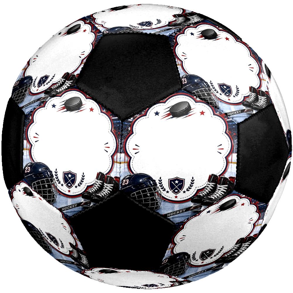 ice hockey Theme Size 5 Soccer Ball, Suitable for Both Indoor and Outdoor Matches, a Gift Suitable for Everyone.