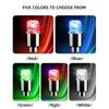 4Pcs Colorful LED Wheel Valve Lights Motorcycle Car Wheel Tire Valve Caps Universal Dustproof Bicycle Valve Cover