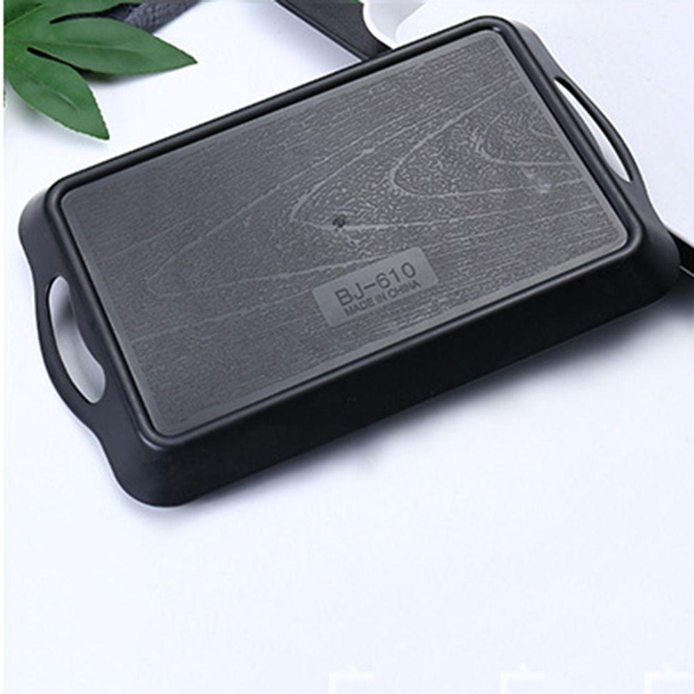 Wood Grain Kitchen Table Trays with Handles Fruit Plate Waterproof Food Serving Trays  Living Room