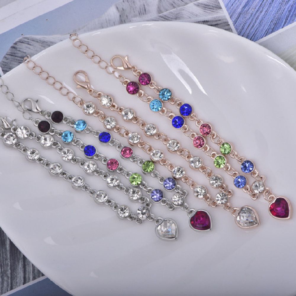 

Модное сердце Бриллиант Созвездие Браслет Браслет Ювелирные Аксессуары Хрустальный браслет