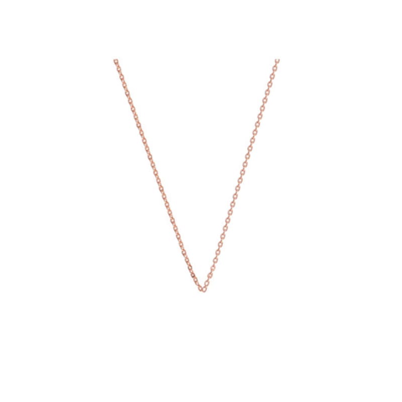Tirr Lirr Love Tulip Silver Pink Chain Necklace TCSSVP01024M