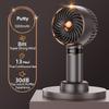 5000mAh Air Conditioner Fan Handheld Mini Fan USB Hand Hold Small Pocket Fan with Data Disply Table Stand Home Portable Fan