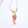 Hot Selling Popular Color Rope Necklace Ocean Small Fish Stainless Steel Pendant High Quality Color Necklace Fashion Items