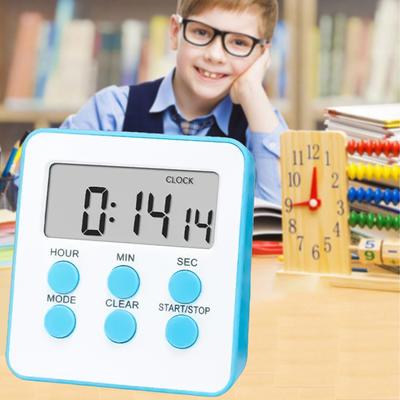 Digitaler Küchentimer mit heller LED-Anzeige Batteriebetriebene Stoppuhr Uhr Effektives Zeitmanagement Zubehör