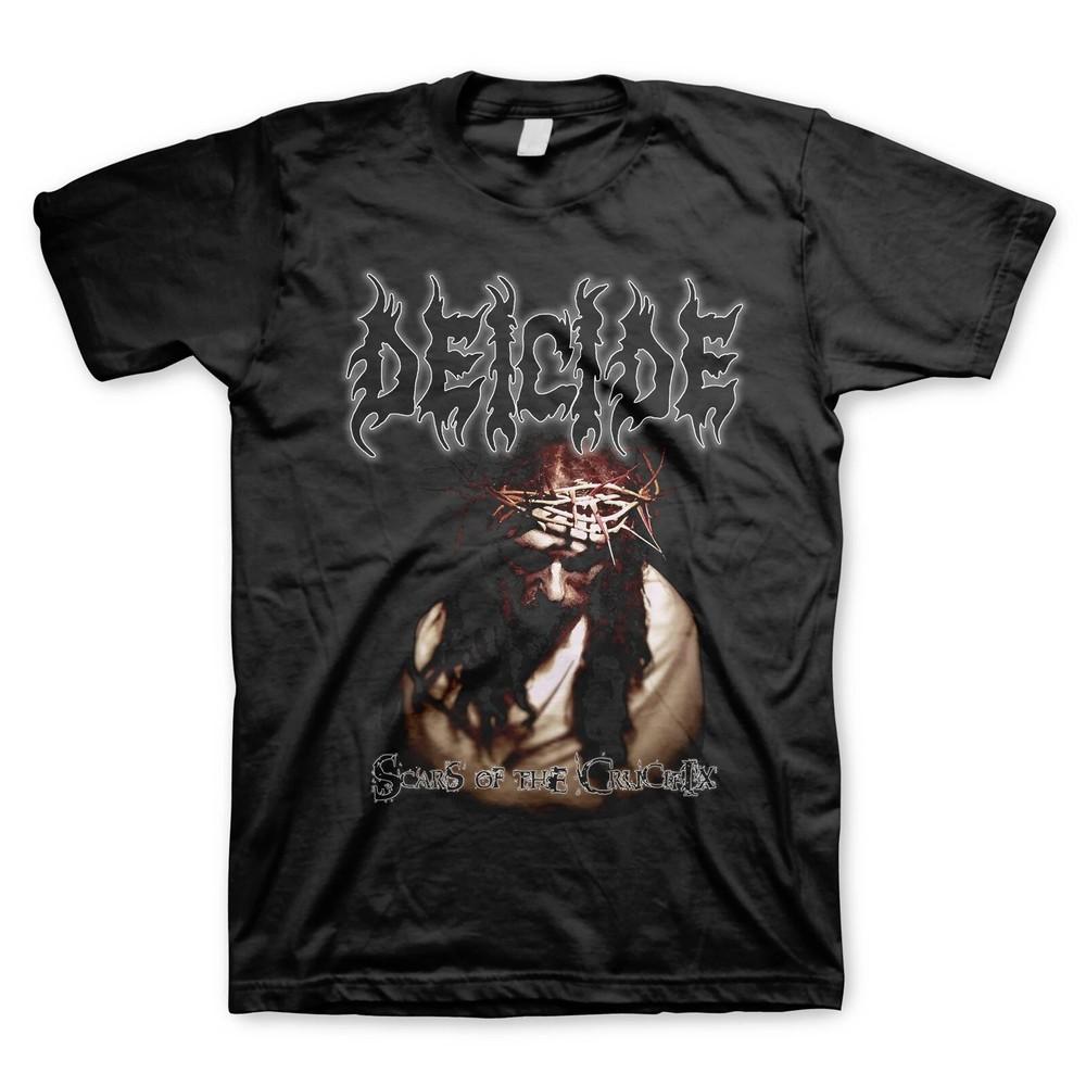 

DEICIDE cd cv SCARS OF THE CRUCIFIX Official SHIRT 2XL New legion cross serpents Unisex T-Shirt M