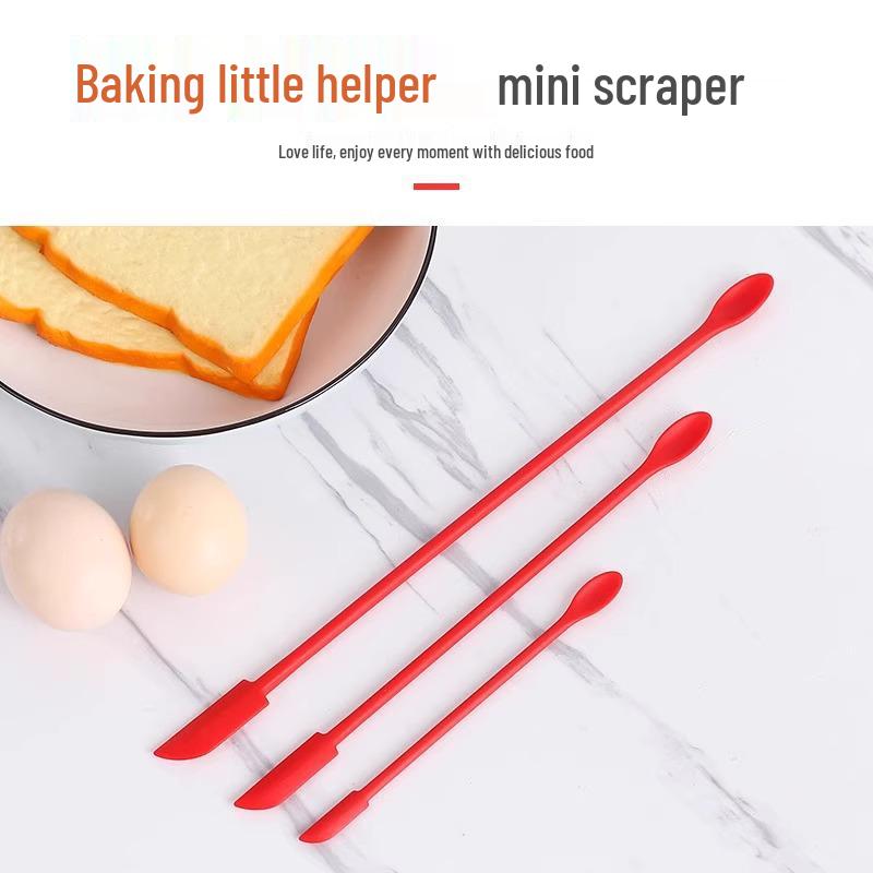 Mini Dual-Ended Silicone Spatula for Lotion & Residue Removal