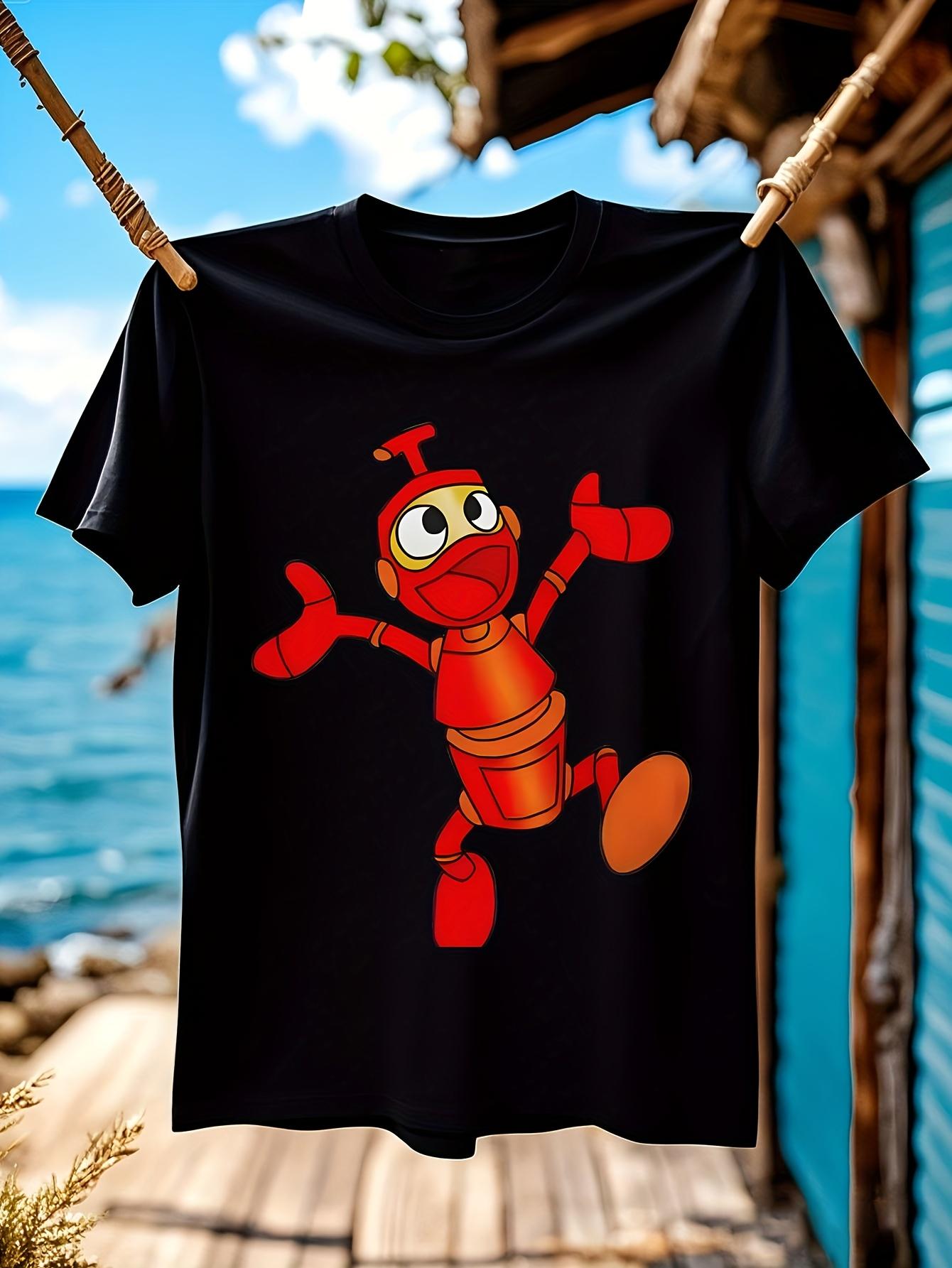Retro 80s Video Game Graphic Tshirt - Nono the Robot Ulys... L