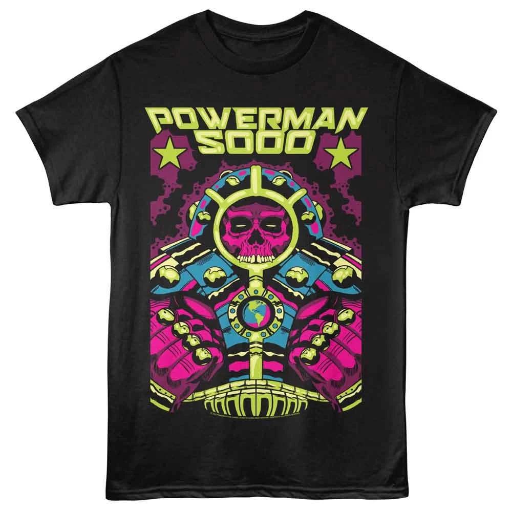 Powerman 5000 - Galactic Guy - Solid Unisex Short Sleeve Children s T-shirt - Black 140