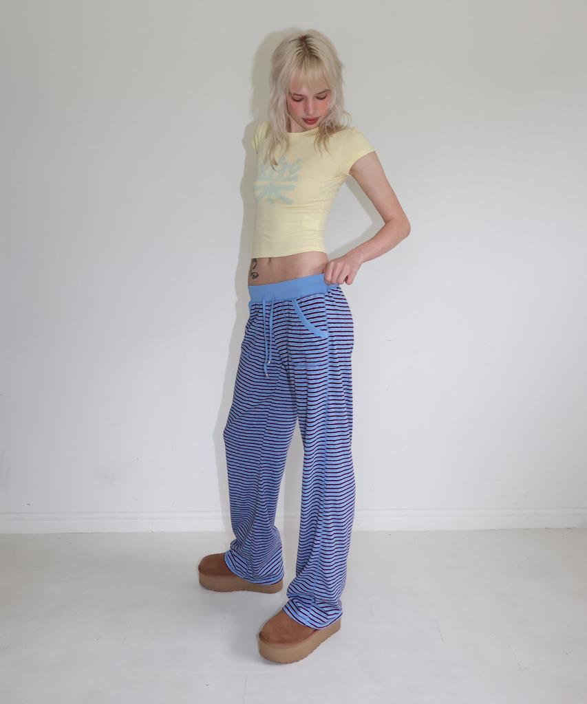 CRANK Candy Stripe Lounge Pants_Blue