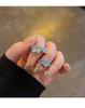 Stone Ring Light Luxury  Zircon Finger Ring Versatile Ring