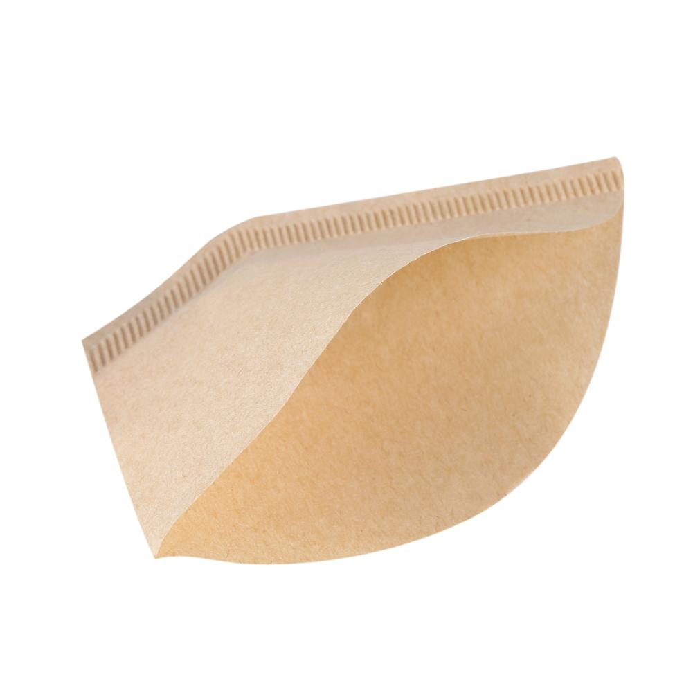 40 Stück ungebleichte natürliche Kegelform Tropfkaffeebecher Filterpapiere #102
