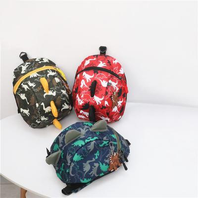 Kinderrucksack Kinder Schultasche Casual Canvas Tasche Jungen Dinosaurier bedruckte Rucksäcke