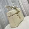 New lunch box bag, cowhide leather women's bag, messenger bag, shoulder bag, underarm bag.
